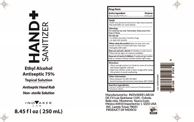 Hand Sanitizer (Rhand Sanitizer Ethyl 845flozfh1148)